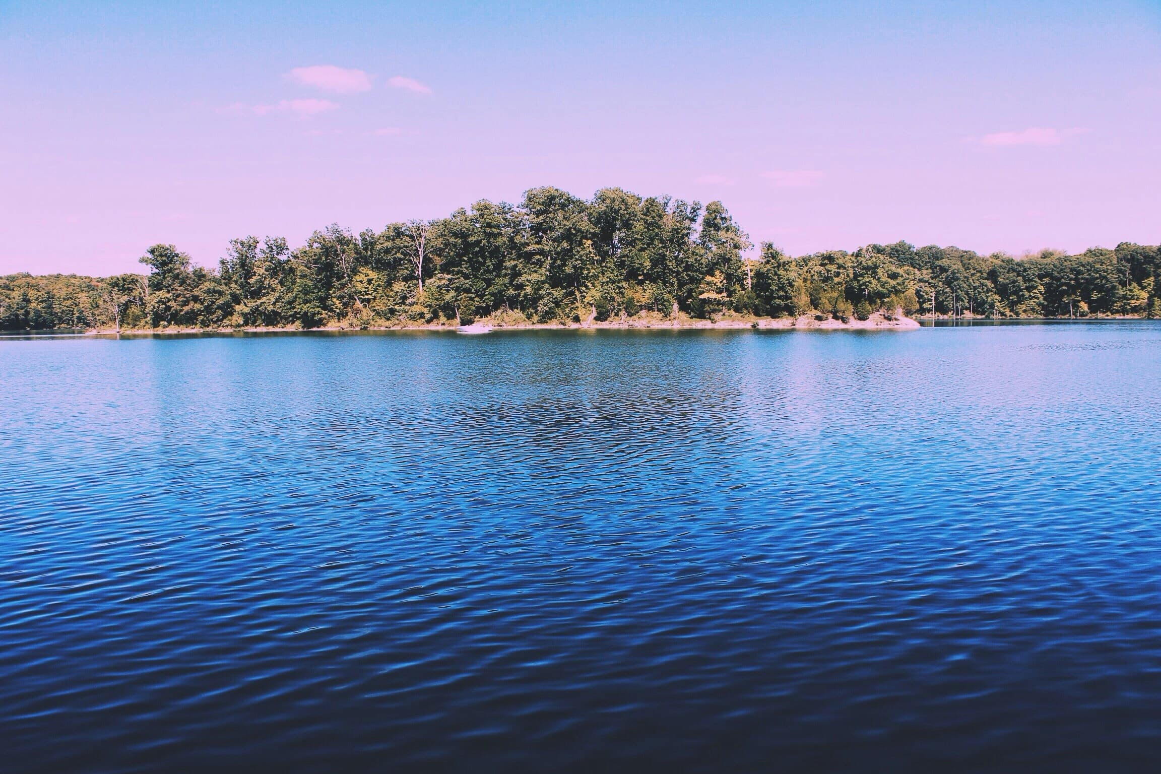 Scenic lake background